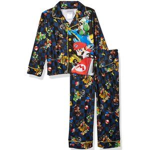 Boys' Mario Kart 2pc Flannel Pajama Set